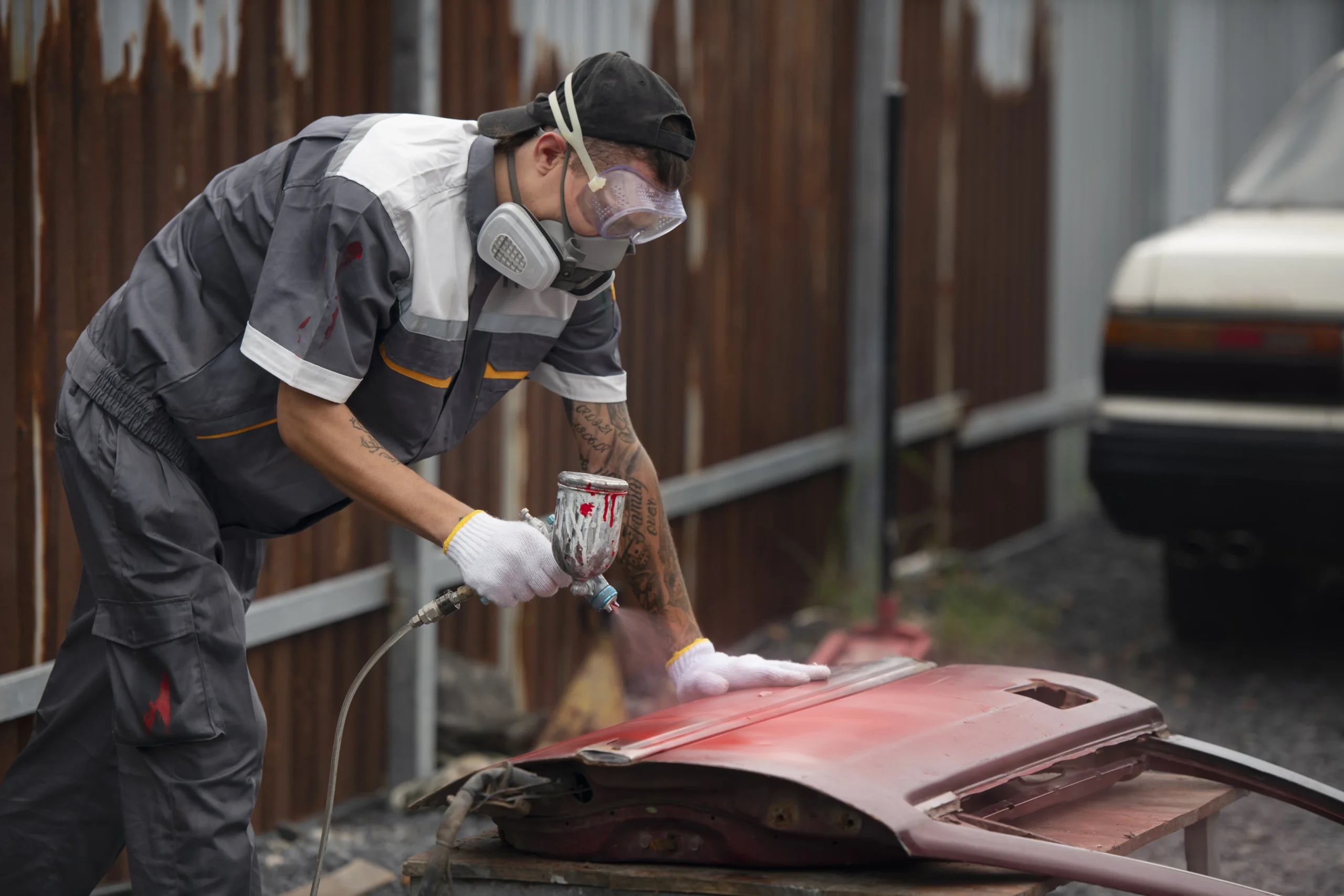 Remplacement de pièces de carrosserie et rénovation de véhicules